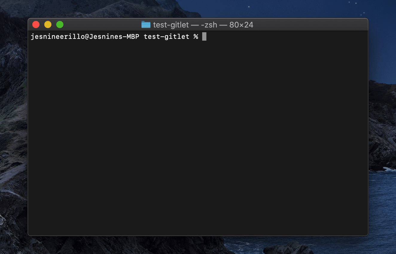 Init, Status, Branch